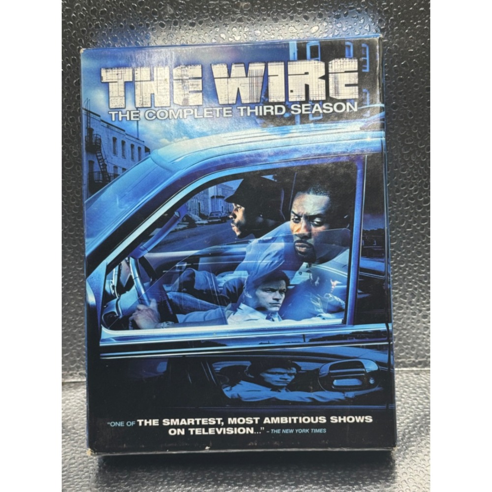 The Wire The Complete Third Season DVD 5-Disc Box Set HBO Crime Drama Idris Elba